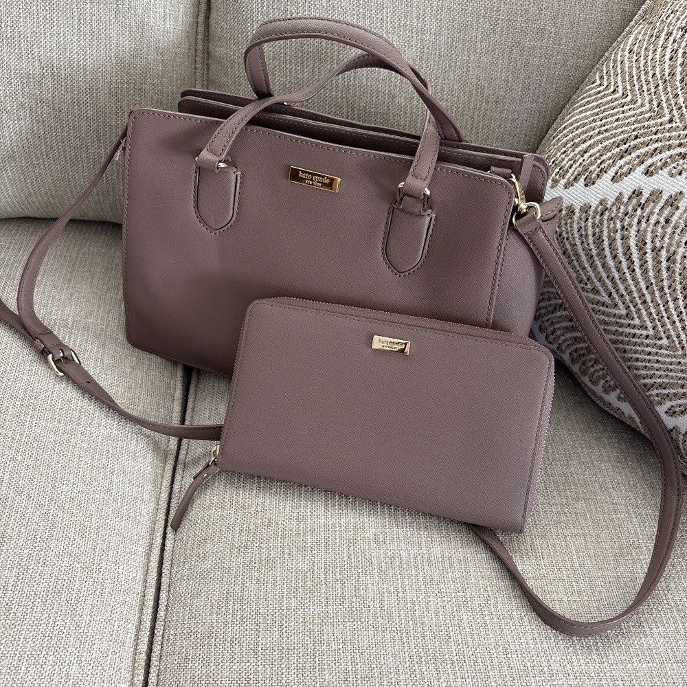 Kate Spade Laurel Way With Matching Large Wallet - image 1